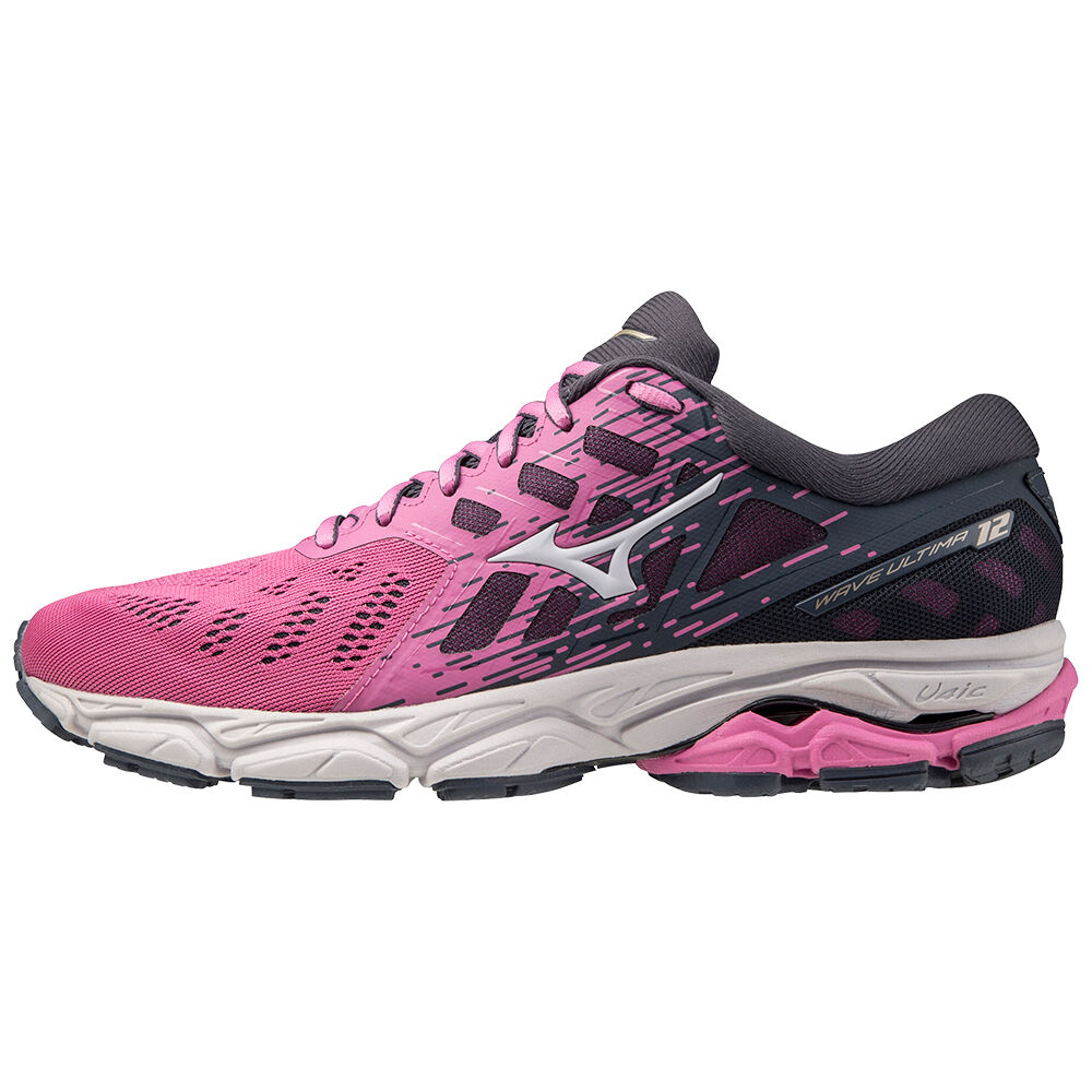 Tenis Para Correr Mizuno Wave Ultima 12 Para Mujer Rosas/Blancos/Azul Marino 0246795-VH